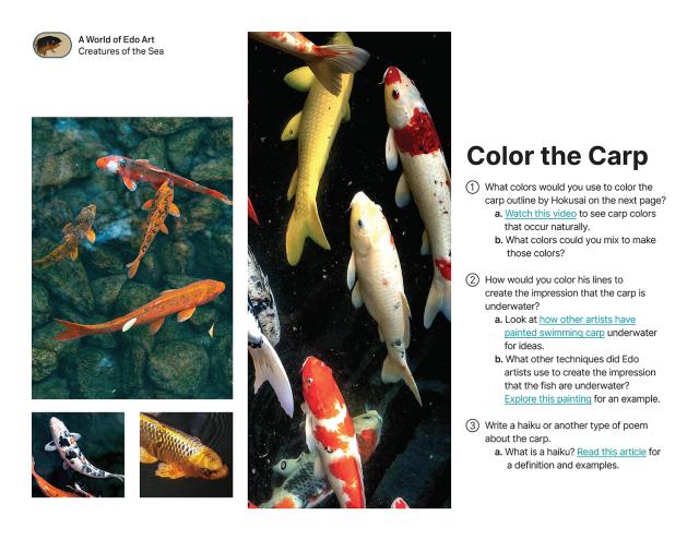 Thumbnail of Color the Carp, PDF