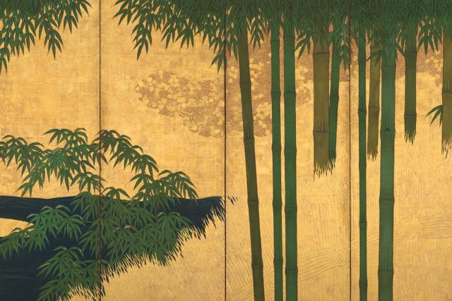 Image of 竹林図屏風 by Unsigned