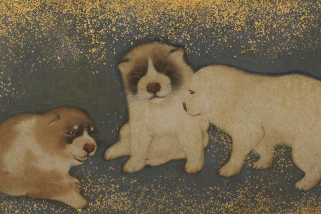 Image of 狗子図 by Maruyama Ōkyo