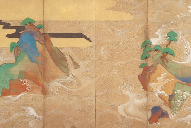 Image of 松島図屏風 by Tawaraya Sōtatsu
