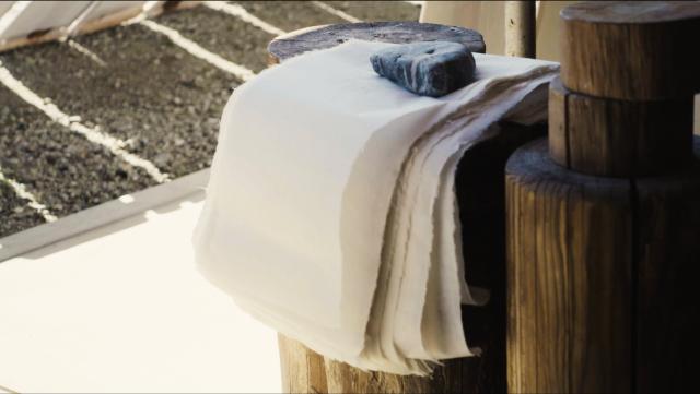 Image of 和紙作り by Katsushika Hokusai