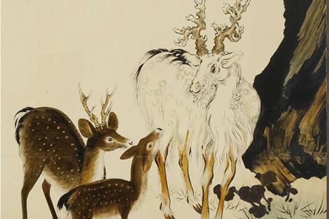 Image of 鹿蝙蝠図 by Shibata Zeshin
