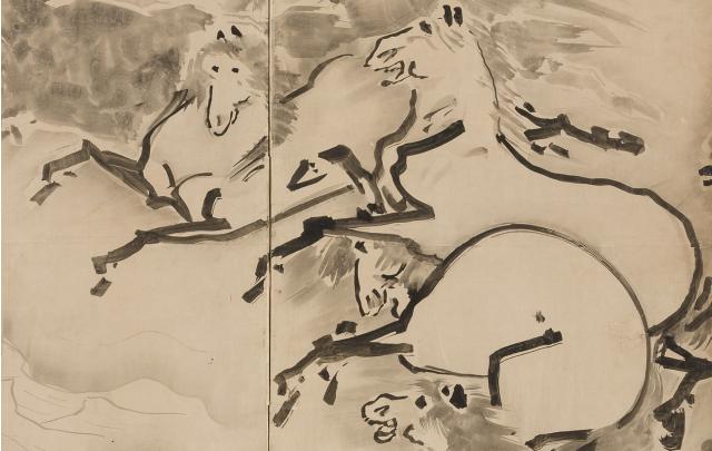 Image of 野馬図 by Soga Shōhaku