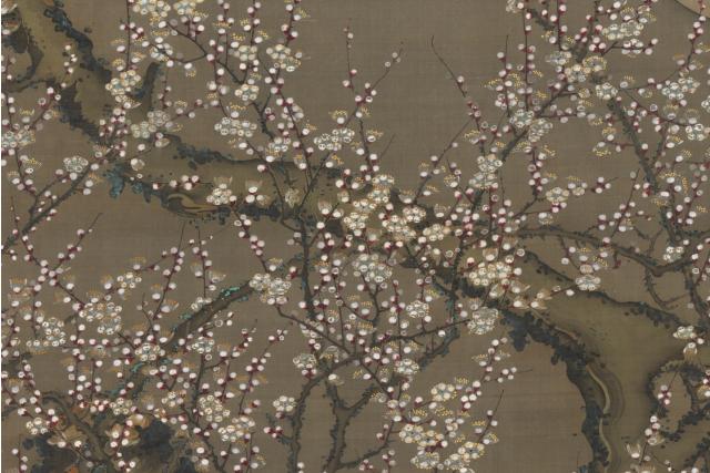 Image of 月下白梅図 by Itō Jakuchū