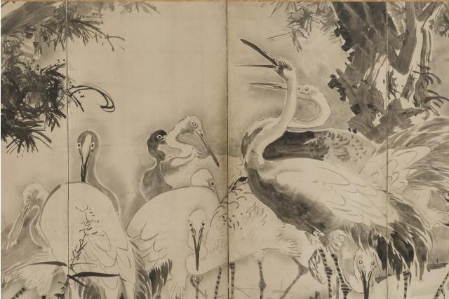 Image of 群鶴図 by Soga Shōhaku