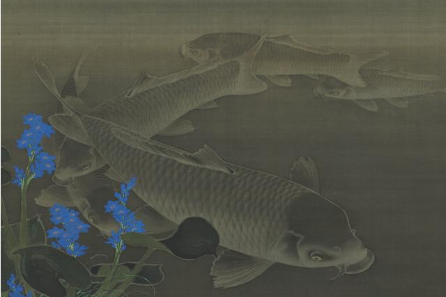 Image of 鯉図 by Kuroda Tōkō