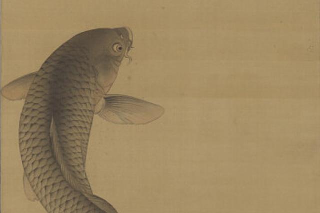 Image of 昇鯉図 by Nagasawa Rosetsu
