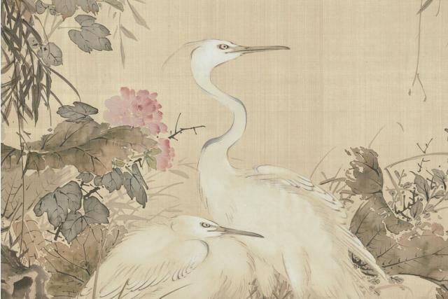 Image of 柳鷺図 by Yamamoto Baiitsu