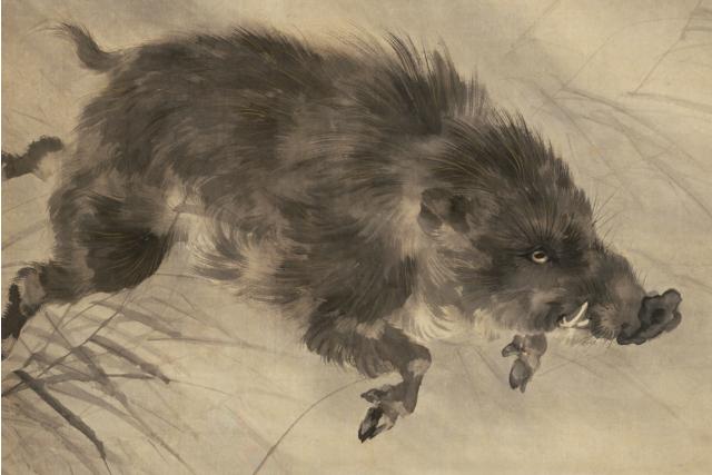 Image of 猪図 by Kishi Renzan