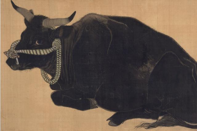 Image of 臥牛図 by Mihata Jōryū