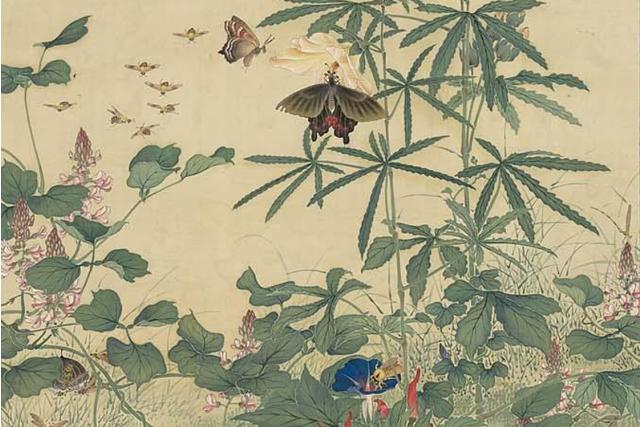Image of 草虫図 by Hatanaka Seizan