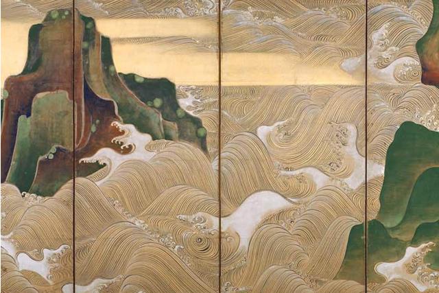 Image of 松島図屏風 by Ogata Kōrin