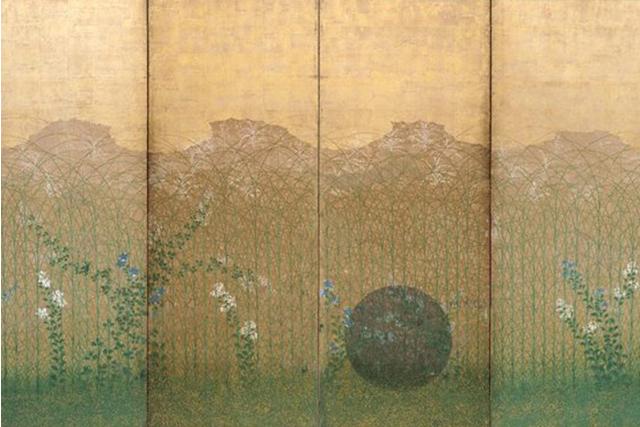 Image of 武蔵野図屏風 by Unsigned