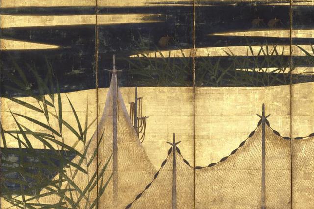 Image of 網干図屏風 by Kaiho Yusho