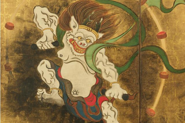 Image of 風神雷神図屏風 by Ogata Kōrin
