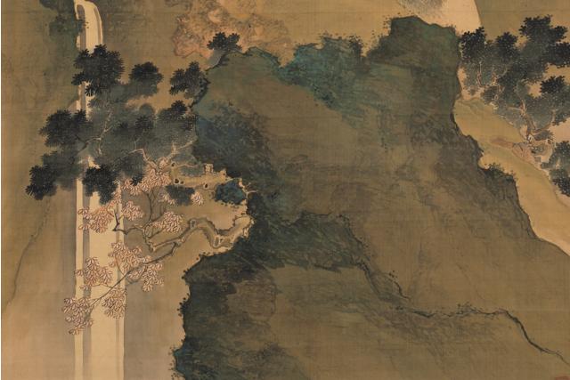 Image of 観瀑図 by Tani Bunchō