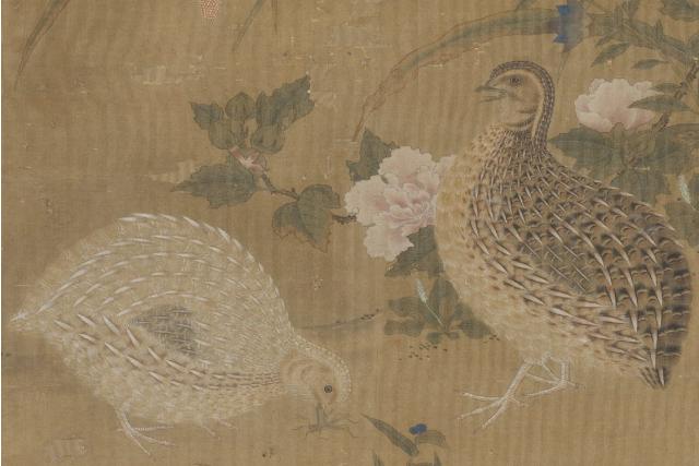 Image of 鶉図 by Tosa School