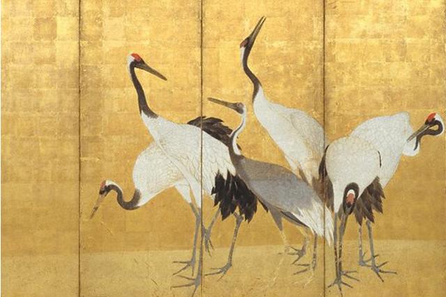 Image of 群鶴図屏風 by Maruyama Ōkyo