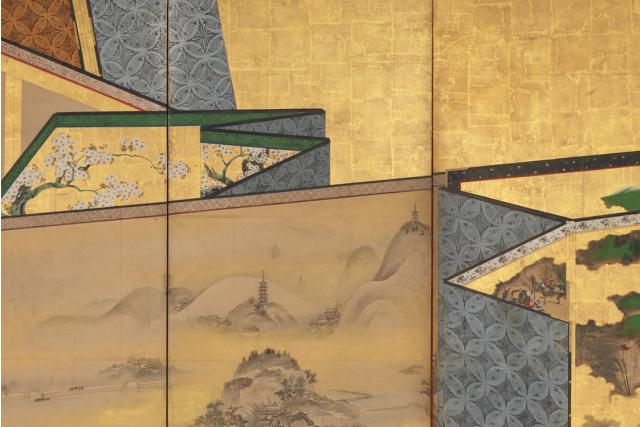 Image of 屏風尽図屏風 by Unsigned